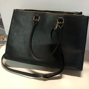 Double Zip Large cross body bag